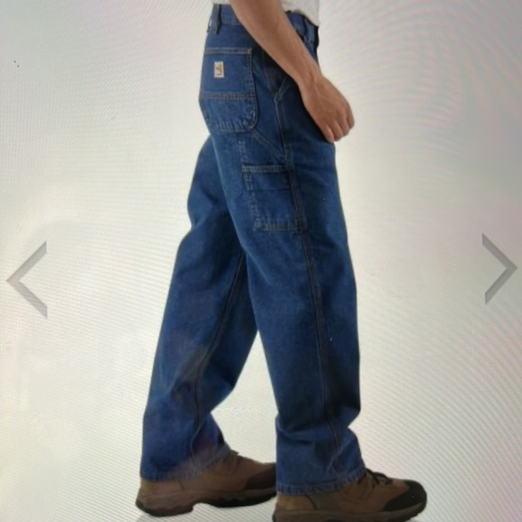 Carhartt FRB 13 - flame resistant signature Denim Dungaree New with tags - Picture 11 of 12